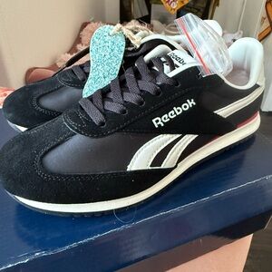 Reebok Fiori Black Sneakers size 9 NWT